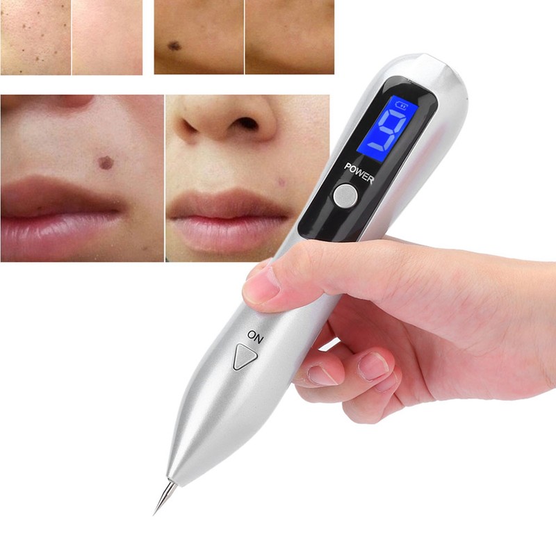 USB LED Freckle Skin Spots Mole Removal Pen Beauty Skin