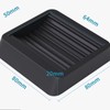 Caster Stopper, Vibration Absorption, Scratch Prevention, Anti-Slip, Furniture Protective Pad,