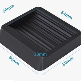 Caster Stopper, Vibration Absorption, Scratch Prevention, Anti-Slip, Furniture Protective Pad, Office Chair, Suitable for Placement in Cabinets, Mobile Whiteboard, Tea Cart, Soundproofing Effect
