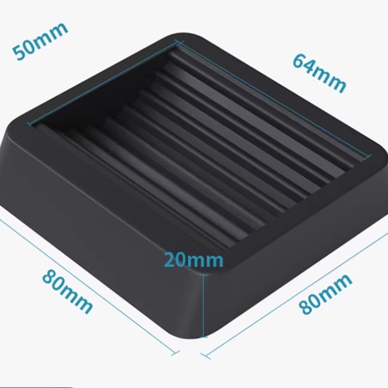 Caster Stopper, Vibration Absorption, Scratch Prevention, Anti-Slip, Furniture Protective Pad,