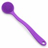 Silicone Back Scrubber for Shower – Long Handle Bath Body