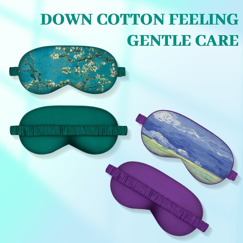 Pack of 2 Mulberry Silk Sleeping Mask Both Sides Real