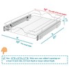 OCG Pull Out Cabinet Organizer 2 Pack (15" W x