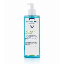 Isispharma Teen derm Gel Sensitive 400 ml, gel de limpieza para pieles grasas o mixtas