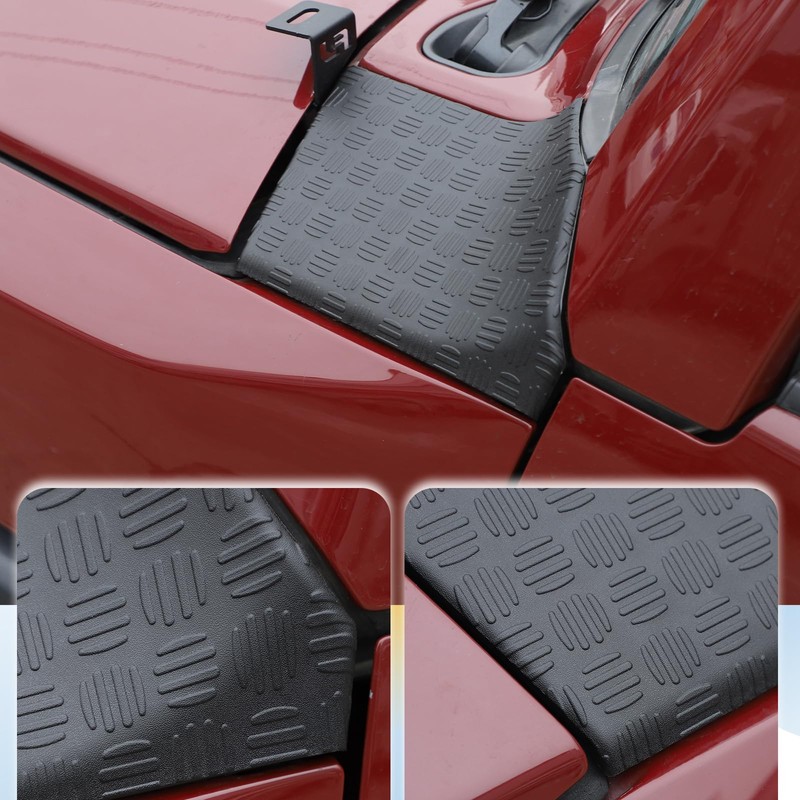LLKUANG Car Black Cowl Body Armor Outer Cowl Covers Side