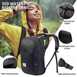 Naturehike 22L Lightweight Hiking Backpack, Waterproof Camping Packable Backpack, Ultralight Daypack for Travel Airplane