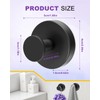 bathiin Shower Suction Hooks for Loofah, Suction Cup Hooks for
