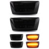 LIGHTDELUX Replacement for 2 x LED Side Indicators, Approved Mudguard