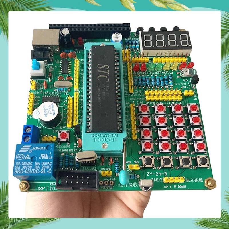 HUAGZIMO Basic Starter Kit 51/52 MCU Demo Board Development Board