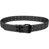 Gelante Canvas Belt with Double Grommet Holes Black