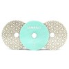 Dry/Wet 3 Step Diamond Polishing Pads 4" Sanding Discs Grit