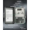 DEWENWILS Pool Timer, Outdoor Digital Timer Box, 2HP 40A 120VAC,