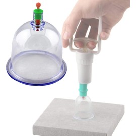 Itian 6 Cups Traditional Personal Care Chinese Medical Vacuum Body Cupping Set Massage Therapy Acupressure Healthy Suction Set Kit Equipment