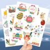 10 Sheets Happy Easter Temporary Tattoos Bunny, Egg, and Fun