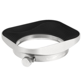 Haoge LH-F48W Lens Hood for Olympus M.ZUIKO Digital 17mm f1.8 1:1.8 Lens Olympus LH-48B Silver