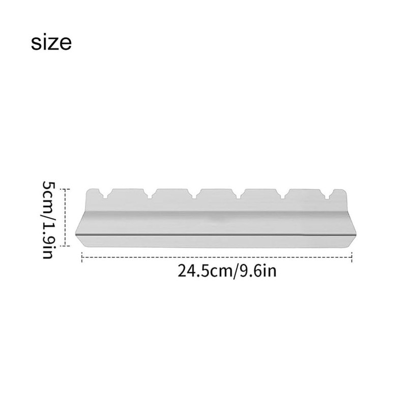 1 Pair Kabob Rack for Kebab Skewers,Grill Stick Rack Stainless