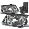 Auto Dynasty [Euro Model] E-Code Style Halogen Headlight with Fog