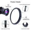 62mm to 67mm Filter Adapter Compatible with All 62mm Lens