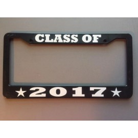 Race City Retro CLASS OF 2017 License Plate Frame Fits Ford Chevy Dodge VW Jeep Graduation