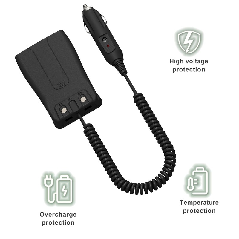 BAOFENG BF-888S Battery Eliminator Car Charger Compatible with BF-777s BF-666s