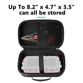 Lokyoyo EVA Protection Case Compatible with NOCO GB20/GB40/GBX45/GB50 Jump Starters & Compatible with AstroAI S8, NEXPOW, BIUBLE, BUTURE, HULKMAN – Fits All Models Up To 8.2" x 4.7" x 3.5"