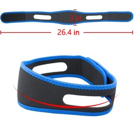 Anti Snoring Chin Strap, Stop Snoring Chin Straps for CPAP Users, Jaw Strap for Sleeping,Chin Straps to Keep Mouth Closed for Sleeping Better, Cpap Chin Strap for Sleep for Men Women