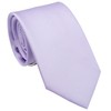 ZENXUS Extra Long Solid Tie for Men Big and Tall,