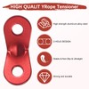 TIXIPEM Rope Tensioner Aluminum Alloy [20PCS] - Guyline Cord Adjusters