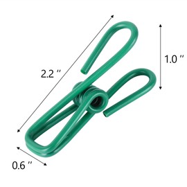 30pcs Chip Clips, 2.2 inch Bag Clips, Small Metal Clothes Pins, Colored