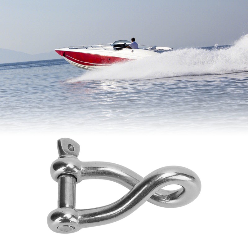 12mm Stainless Steel Twist Shackle with Screw Pin High Breaking