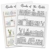 4 x Books of the Bible Book Shelf Tracker Dashboard