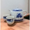 Large Teapot Blue and White Porcelain Tea Pot 6 Cup
