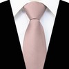 JEMYGINS Men's Zip Tie - Elegant Look in Seconds, Rose