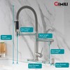 GIMILI Kitchen Faucet with Soap Dispenser Commercial Kitchen Faucet with