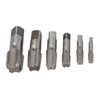 6Pcs NPT Pipe Tap Set Thread HSS for Plumber Industrial