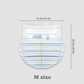 Minime Baby Diapers - Size 3 (13-24 lbs), Medium, 46 Count, Premium Ultra Soft Disposable Baby Diapers, Hypoallergenic, Fragrance Free