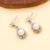 JunyiDIY Elegant Pearl Jewelry Set | 10mm White Plastic Pearl