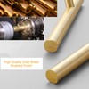 QogriSun 2-Pack Solid Brass T Bar Cabinet Handles, 5-Inch Hole