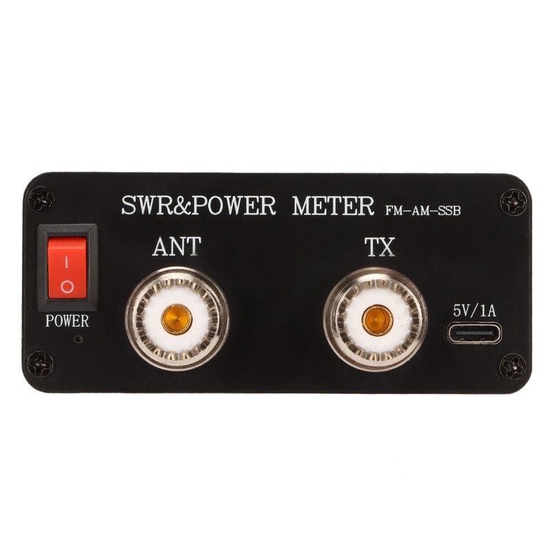 Standing Wave Meter Aluminium Alloy Digital Display 1.8‑50MHz FM AM