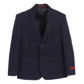 Gioberti Kids and Boys Lightweight Waffle Weave Textured Blazer Jacket, Navy, Size 6