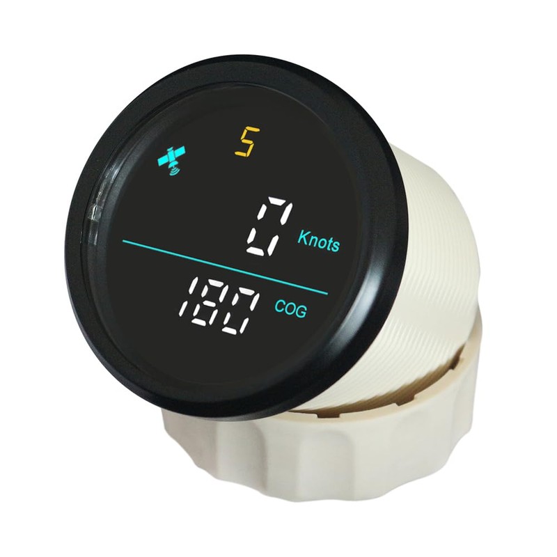 ELING Waterproof Speed Gauge Meter 0-999 km/h Knots mph GP