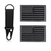 Demearly 2 PCS American Flag Patch USA Militray Emblem Patches
