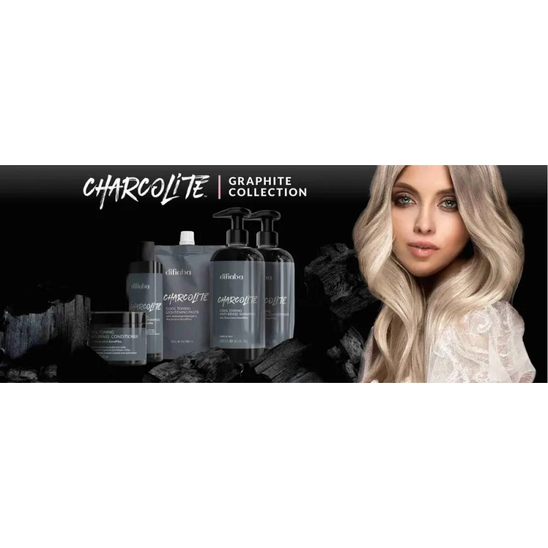 Difiaba Charcolite Shampoo Cool Toning Anti-brass 250ml