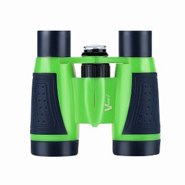 Vanstarry Compact Binoculars for Kids Bird Watching Hiking Camping Fishing Accessories Gear Essentials Best Toy Gifts for Boys Girls Children Toddler Waterproof 5X30 Optical Lens Including Compass