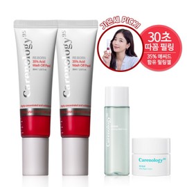 케어놀로지 리본 35% 애씨드 워시오프 필 30ml 2개 / 30초 따꼼 필링젤 Careology Ribbon 35% Acid Wash-off Peel 30ml 2 Pieces / 30-Second Tickle Peeling Gel