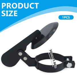 Auspuffklappe Traktor, 50 mm Regenklappe Wetterkappe Auspuff Traktor Schlepper Auspuff Schutz Klappe Rasentraktoren für Auspuff Traktor Auto Schutz (Schwarz)