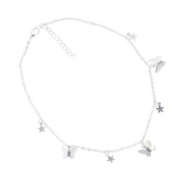 SAFIGLE Necklace Silver Women Jewelry Delicate Clavicle Chain for Fashion and Casual Wear