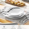 VEWEET, Series Fiona, 30-Piece Dinnerware Sets for 6, White Dishes