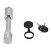 Barbell-Style Hitch Pin Anti-Theft Tow Receiver Locking Coupler with 2