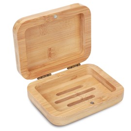 Home Storage Box Accessories Storage, Handmade Bamboo Wooden Soap Holder, Bathroom Soap Dish, Natural Bamboo Soap Holder Wood